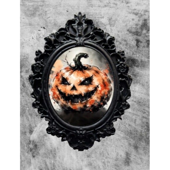 Halloween Magnet - Jack-O-Lantern Pumpkin October Decor Spooky Season Fall Vibes - Picture 1 of 1